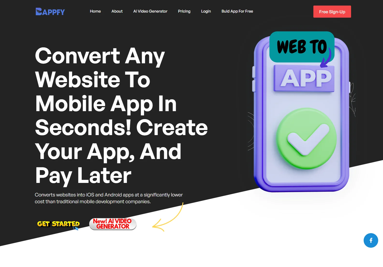 Bappfy: AI-Powered Mobile App Builder - Convert Websites to Apps in Minutes