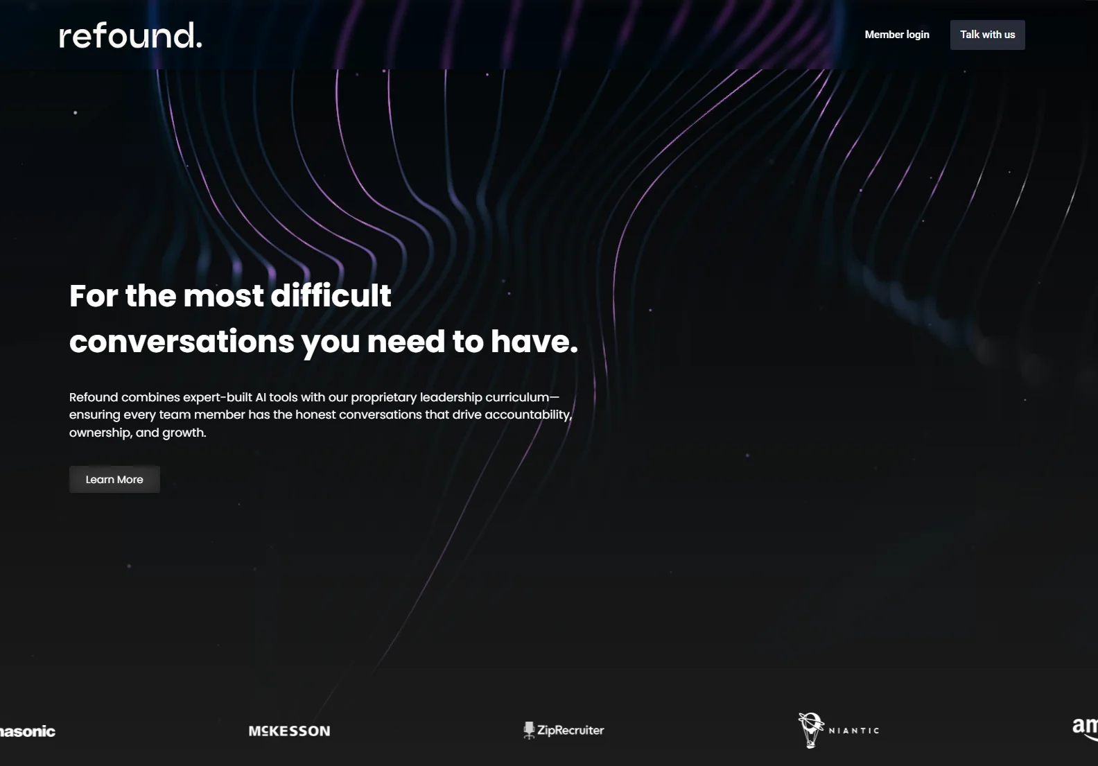 Refound: AI-Powered Leadership Development Platform for Honest Conversations