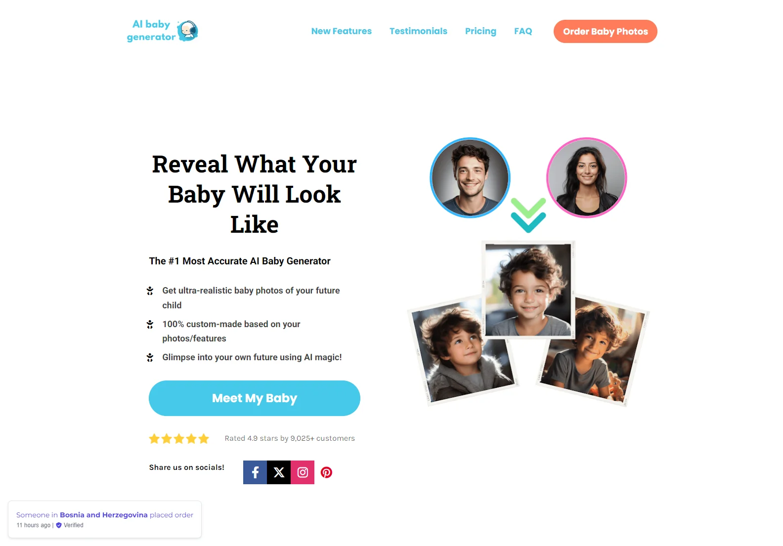 AI Baby Generator: Predict Your Baby's Face with AI