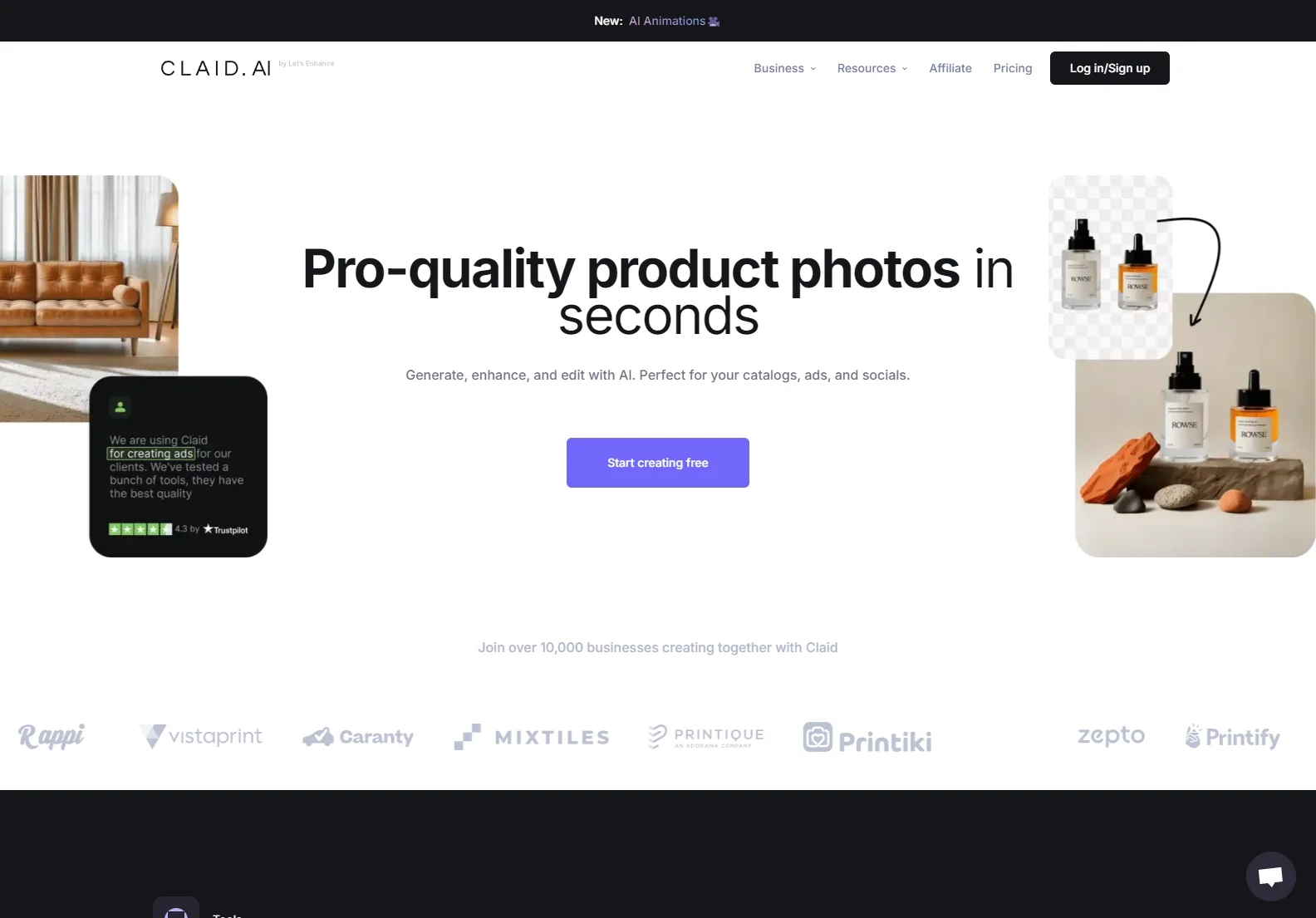 Claid.ai: AI-Powered Product Photography Suite for Stunning Visuals