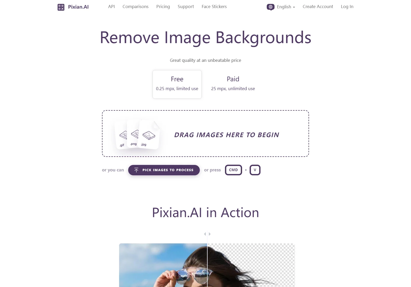 Pixian.AI: High-Quality Background Removal with Free & Paid Options