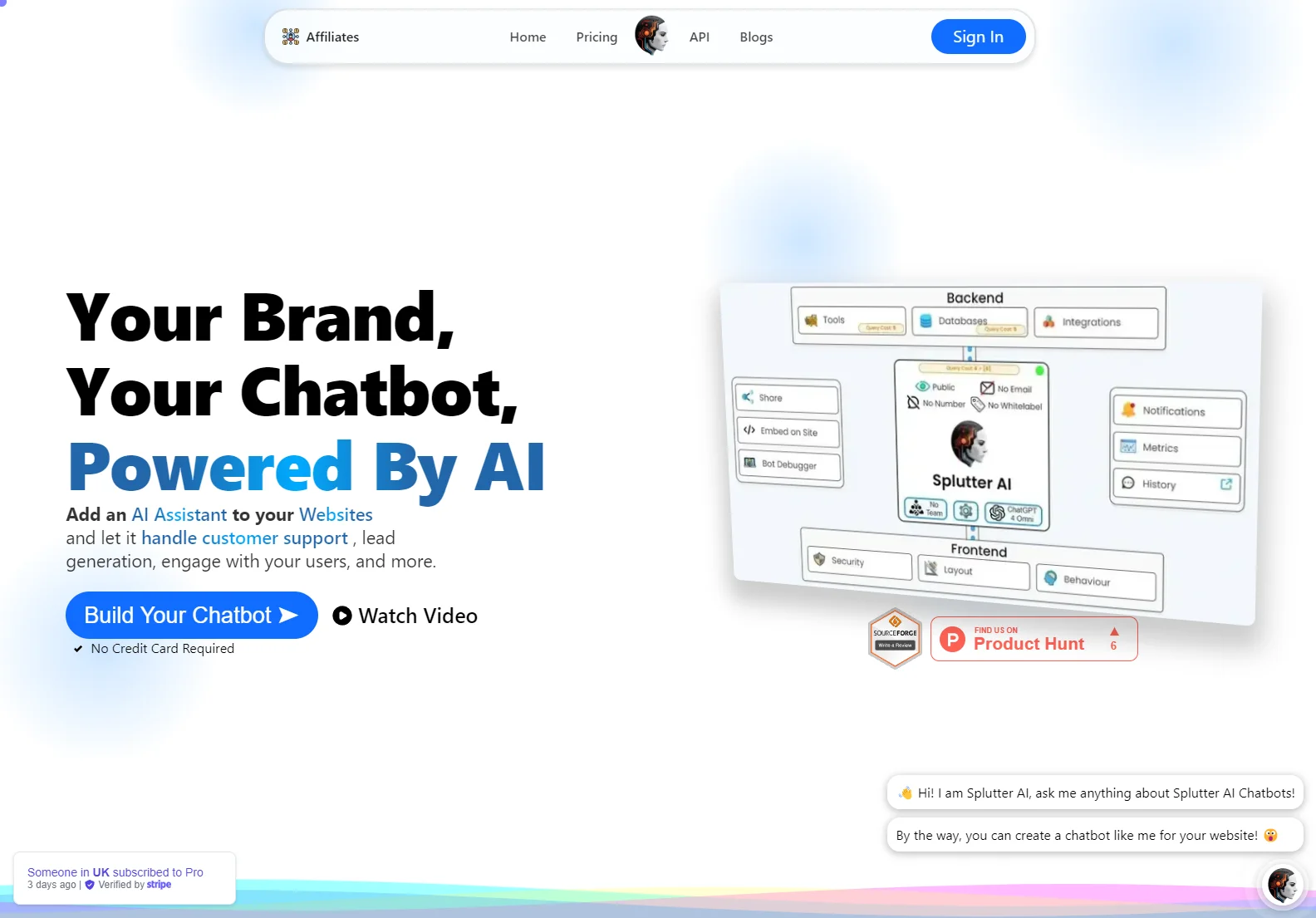 Splutter AI: No-Code AI Chatbots for Enhanced Customer Engagement and Sales