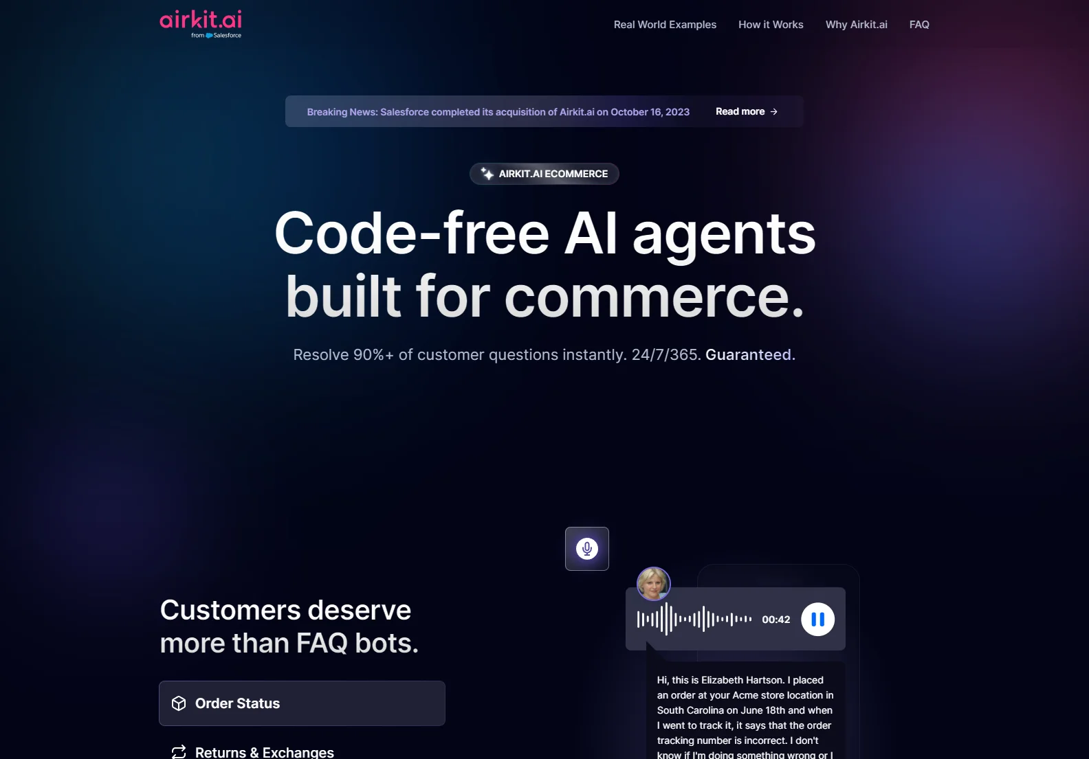 Airkit.ai eCommerce: Revolutionizing Customer Service with AI-Powered Agents