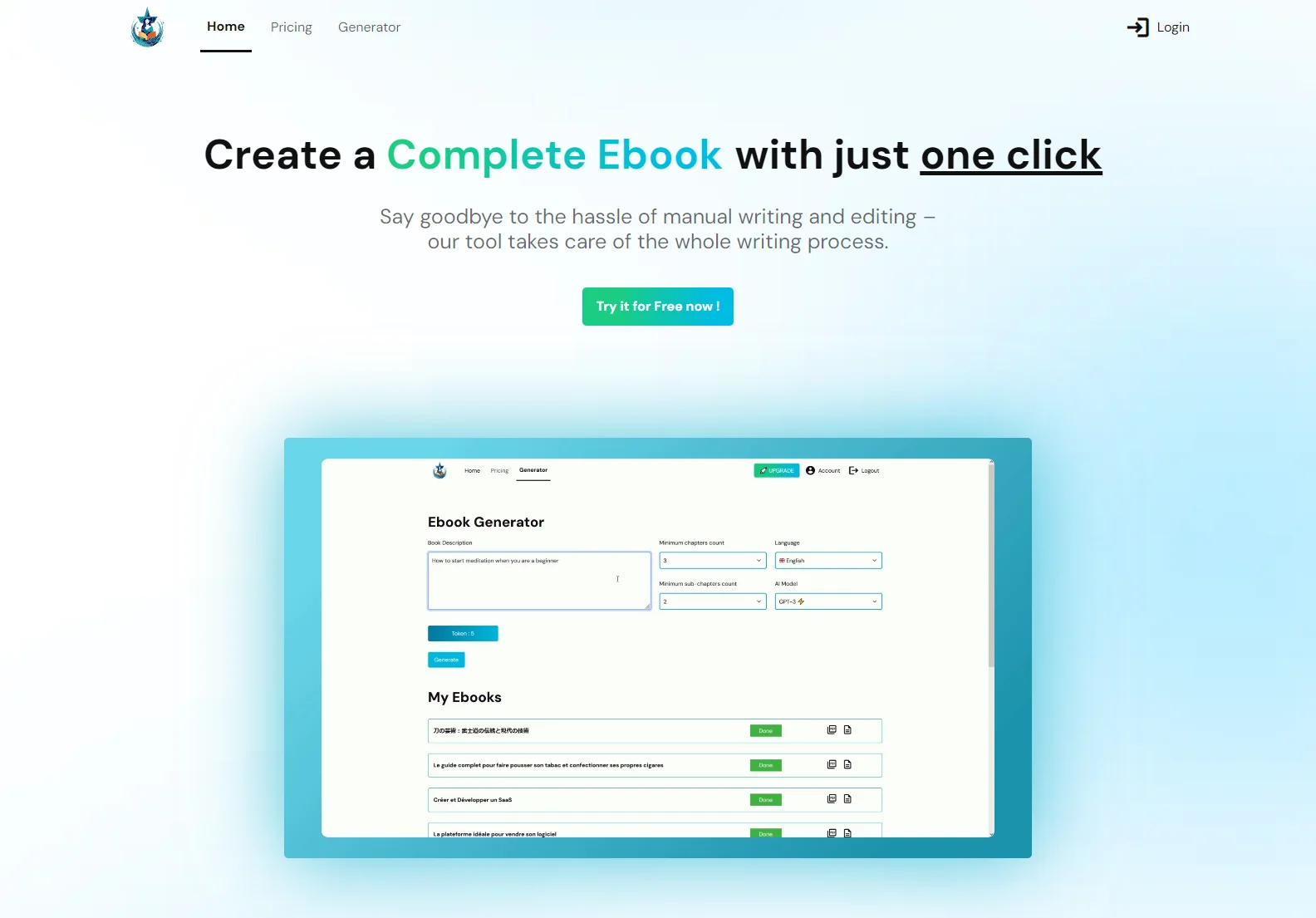 Book Witch: Effortlessly Create Complete Ebooks with One Click