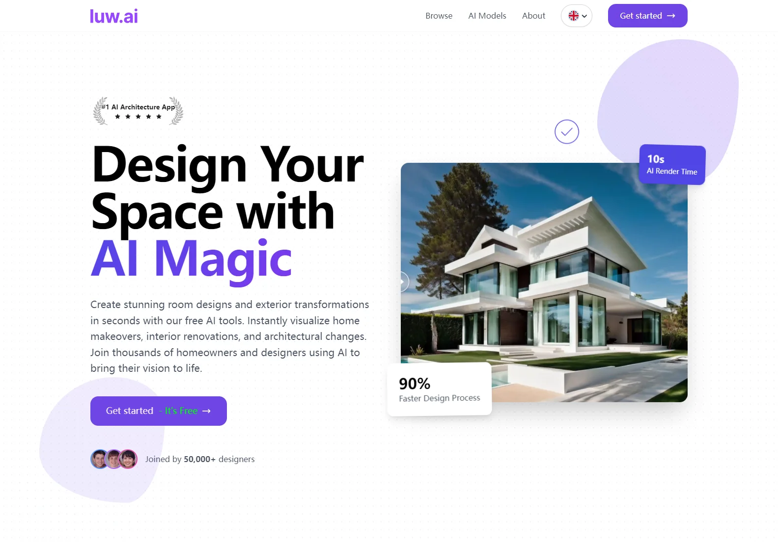 Luw.ai: Free AI Home Design Tool - Interior & Exterior Makeovers