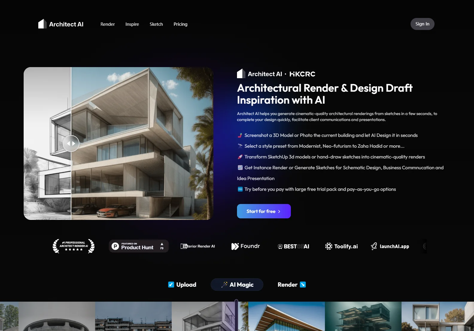 Architect AI: Generate Stunning Architectural Renderings in Seconds