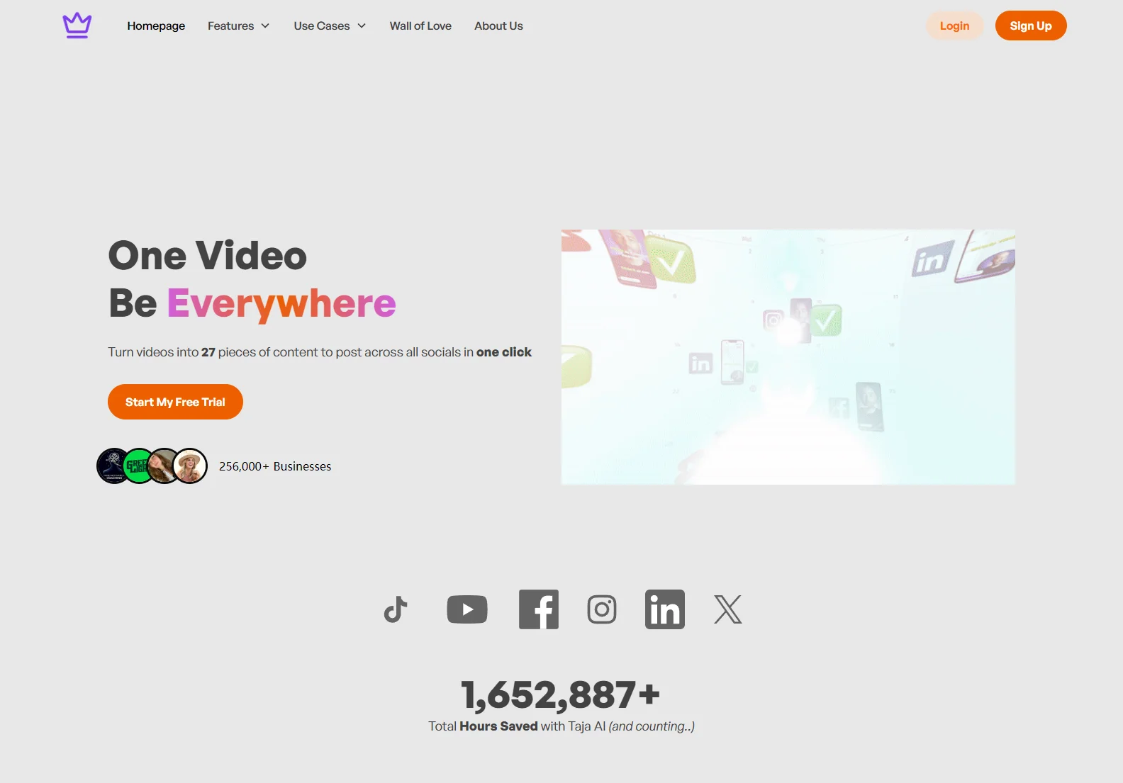 Taja AI: Automate Video Marketing & Boost Social Media Reach