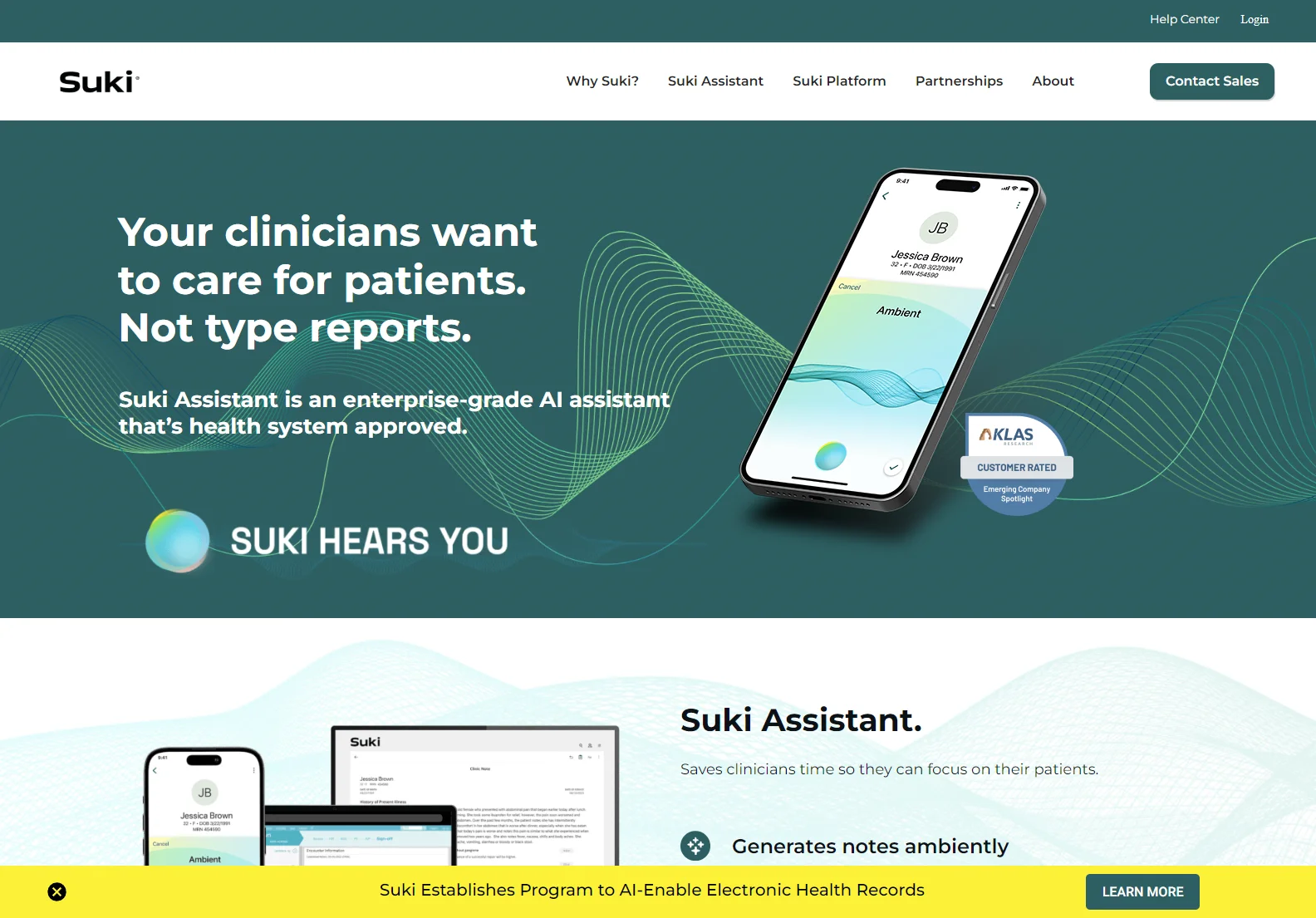 Suki AI: Revolutionizing Healthcare Documentation with AI