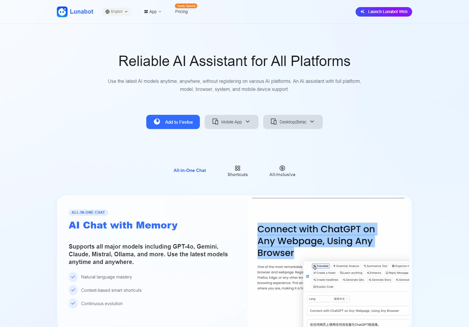 Lunabot: Your All-in-One AI Assistant for Effortless Productivity