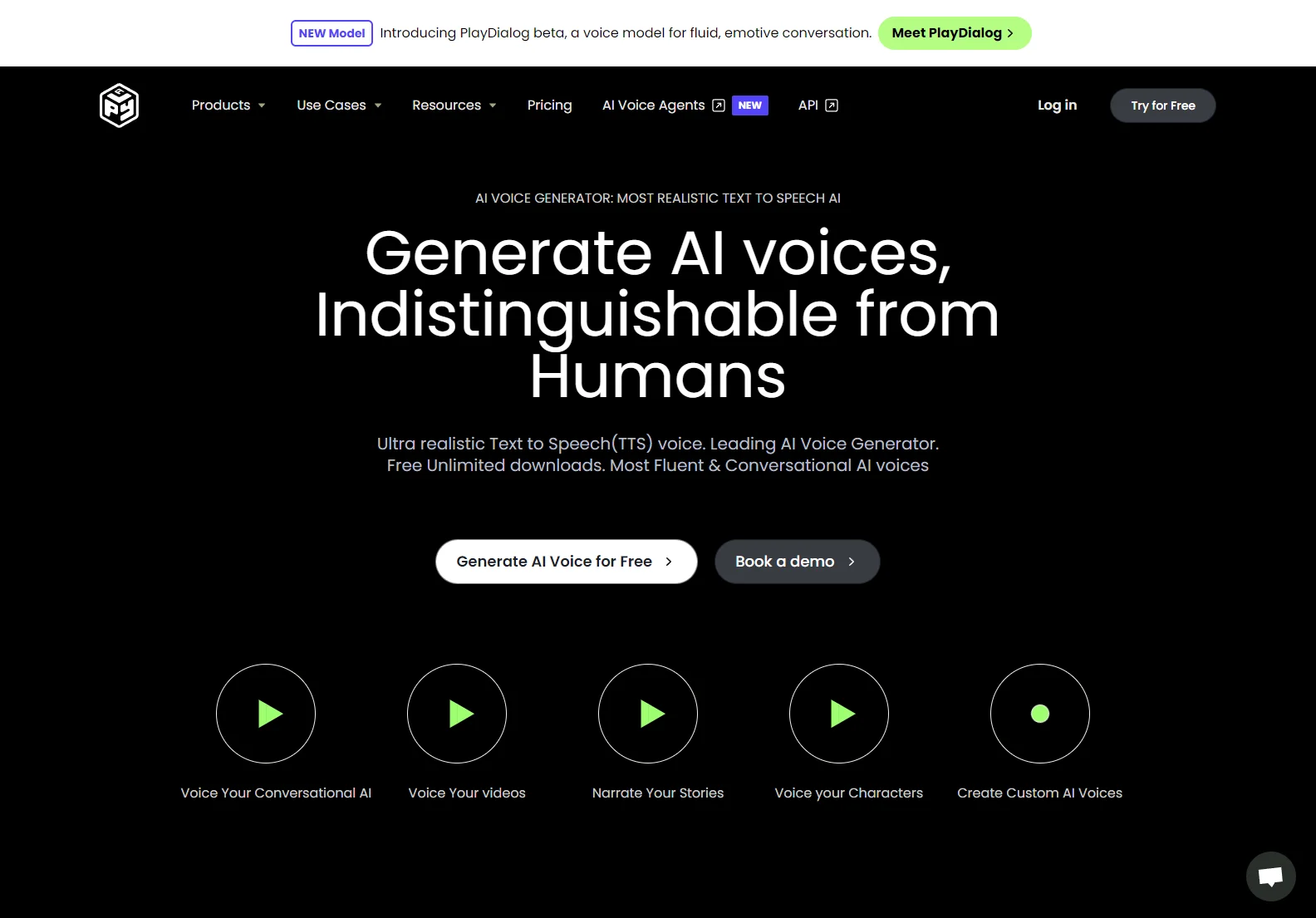 PlayHT: AI Voice Generator for Realistic Text-to-Speech and Voiceovers