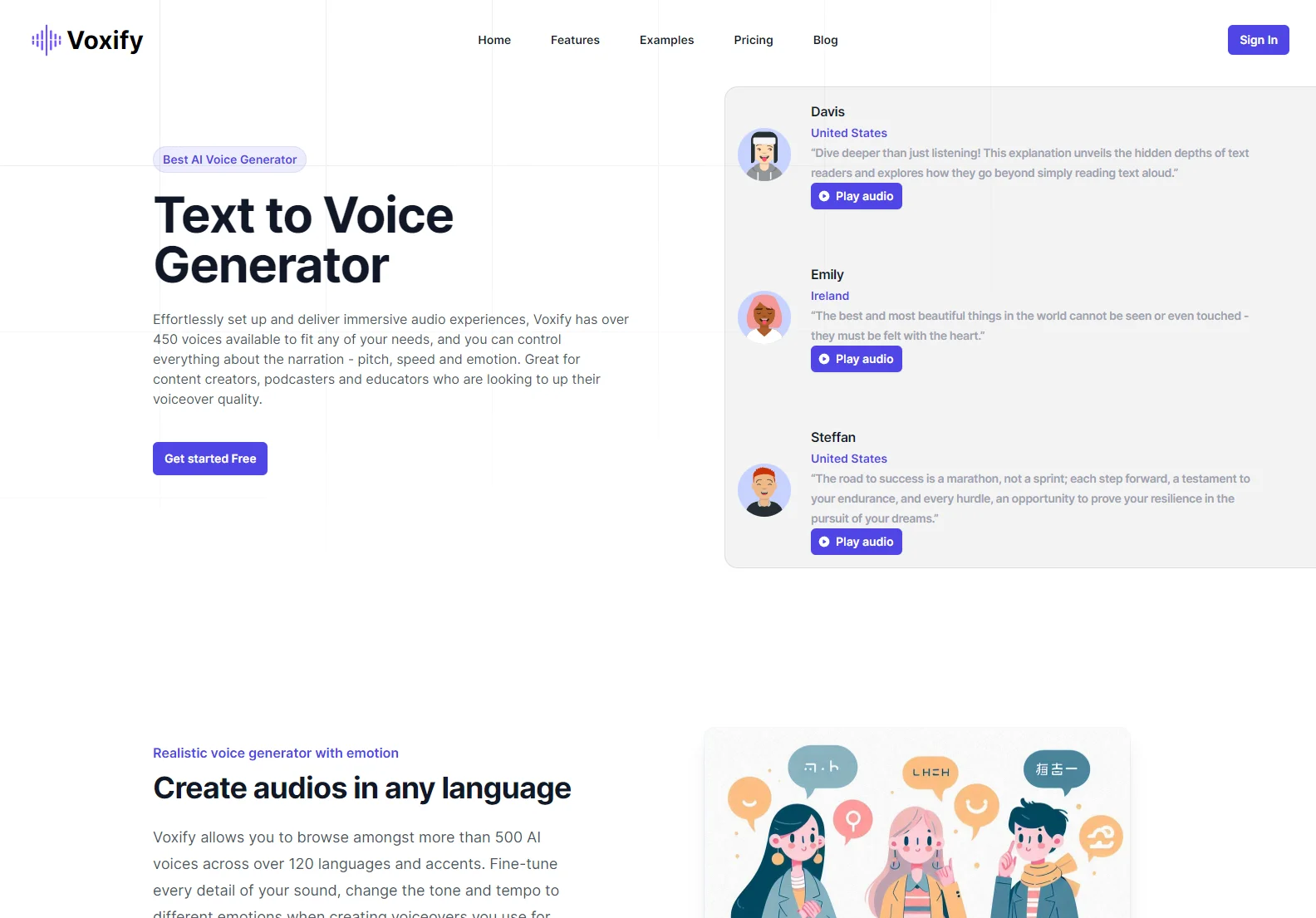 Best AI Voice Generator | Text to Speech | Voxify