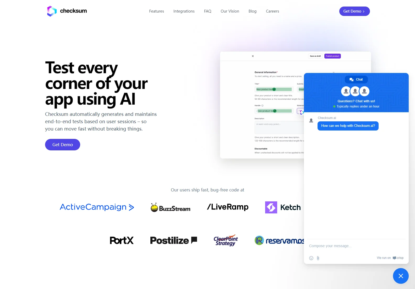 Checksum.ai: AI-Powered End-to-End Testing for Faster, Higher-Quality Software