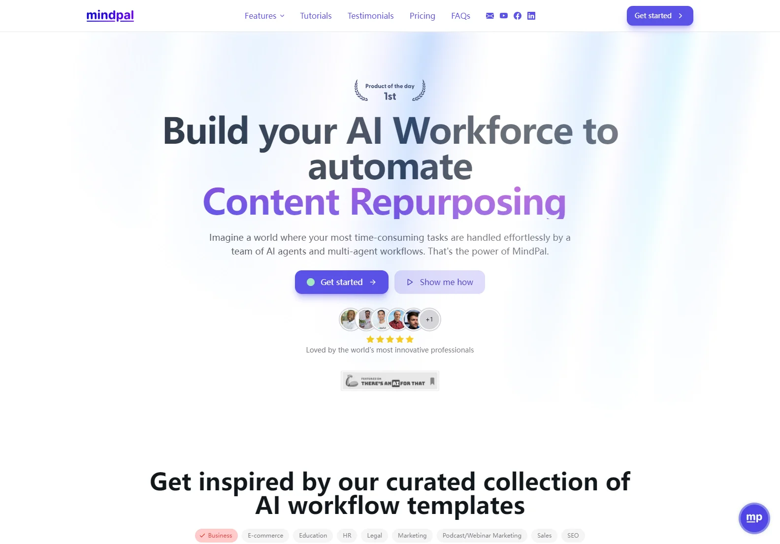 MindPal: Build Your AI Workforce & Automate Tasks 25x Faster