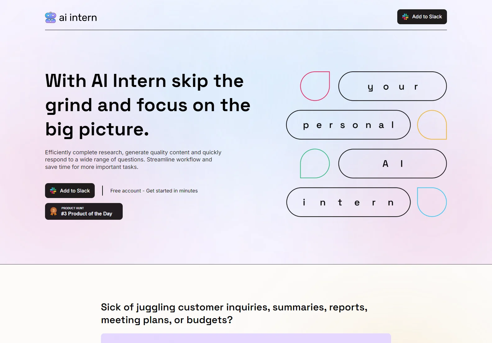 Ai Intern: Your AI-Powered Productivity Assistant