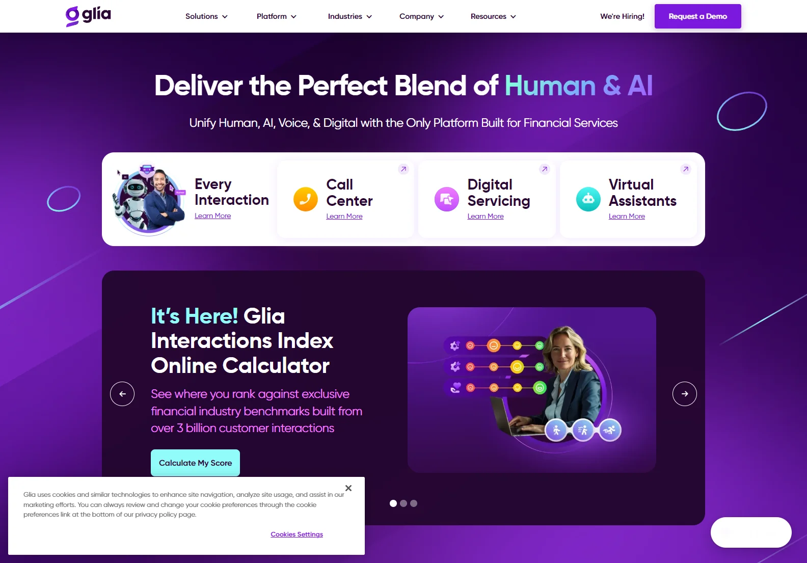 Glia: AI-Powered Customer Service for Financial Services