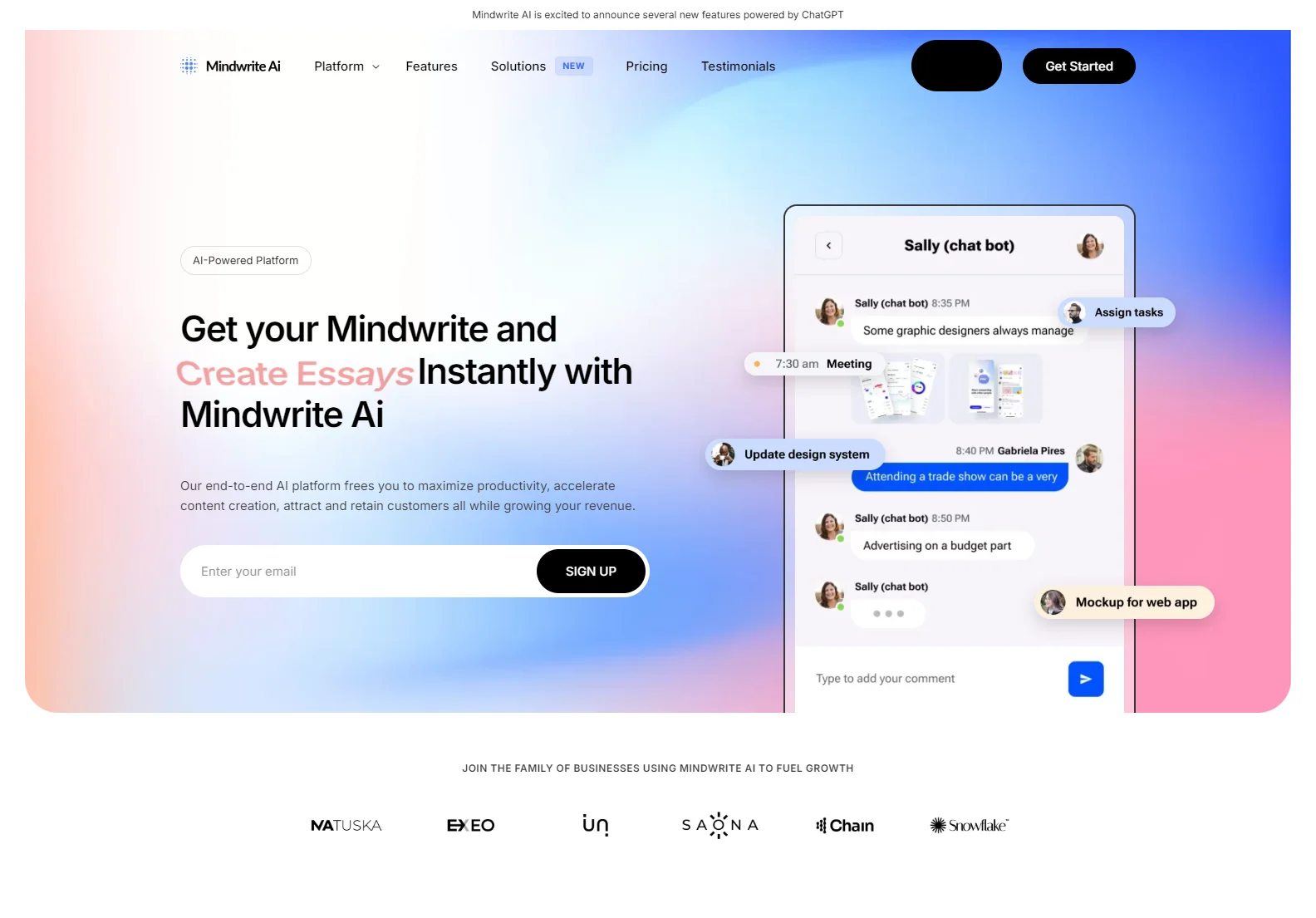 Mindwrite AI: AI-Powered Platform for 10x Faster Content Creation