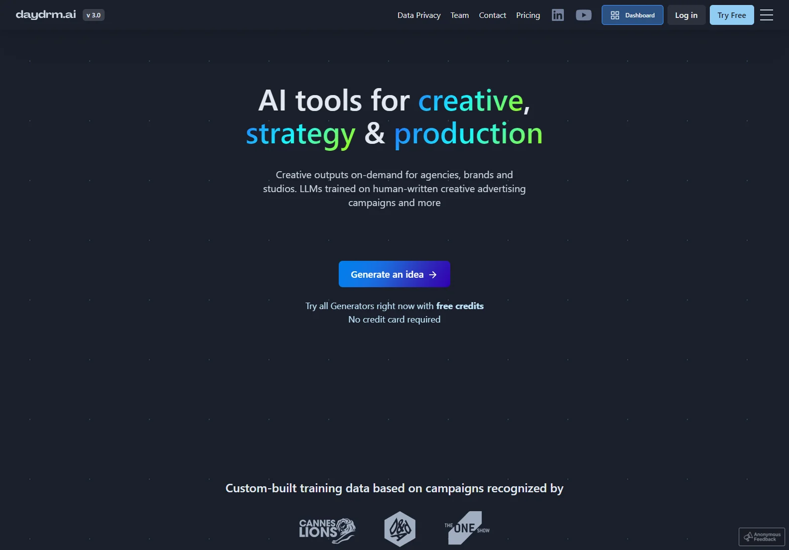 Daydrm.ai: AI-Powered Creative & Strategy Tools for Agencies & Brands