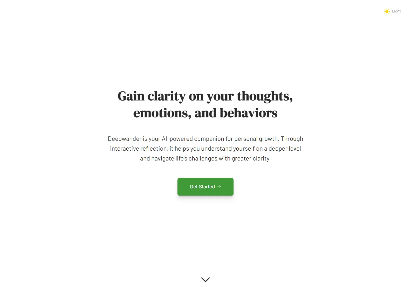 Deepwander: AI-Powered Personal Growth Companion for Enhanced Self-Awareness