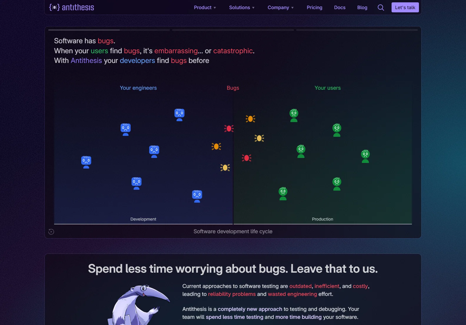 Antithesis: Autonomous Software Testing for Faster Debugging and Improved Reliability