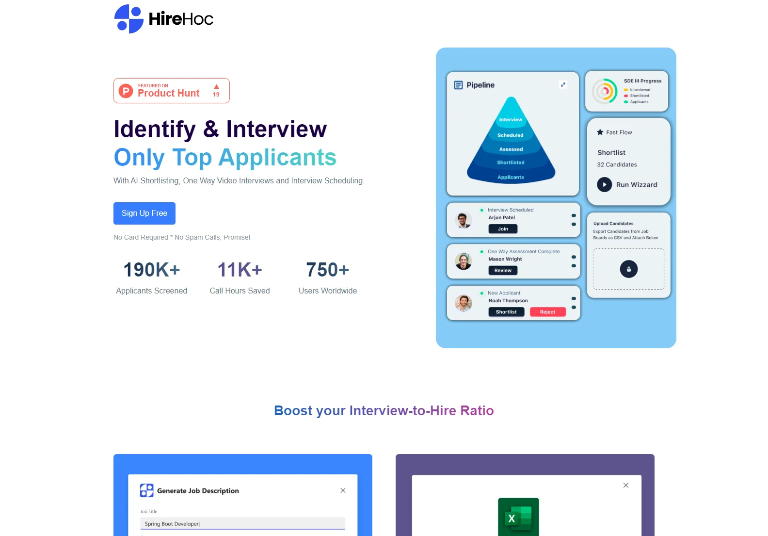 Hire Hoc: AI-Powered Hiring Tool for Efficient Recruitment