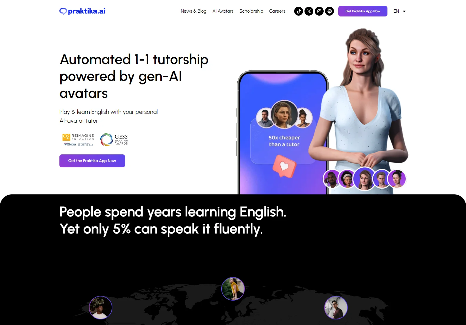 Praktika App: Your Personalized AI English Tutor