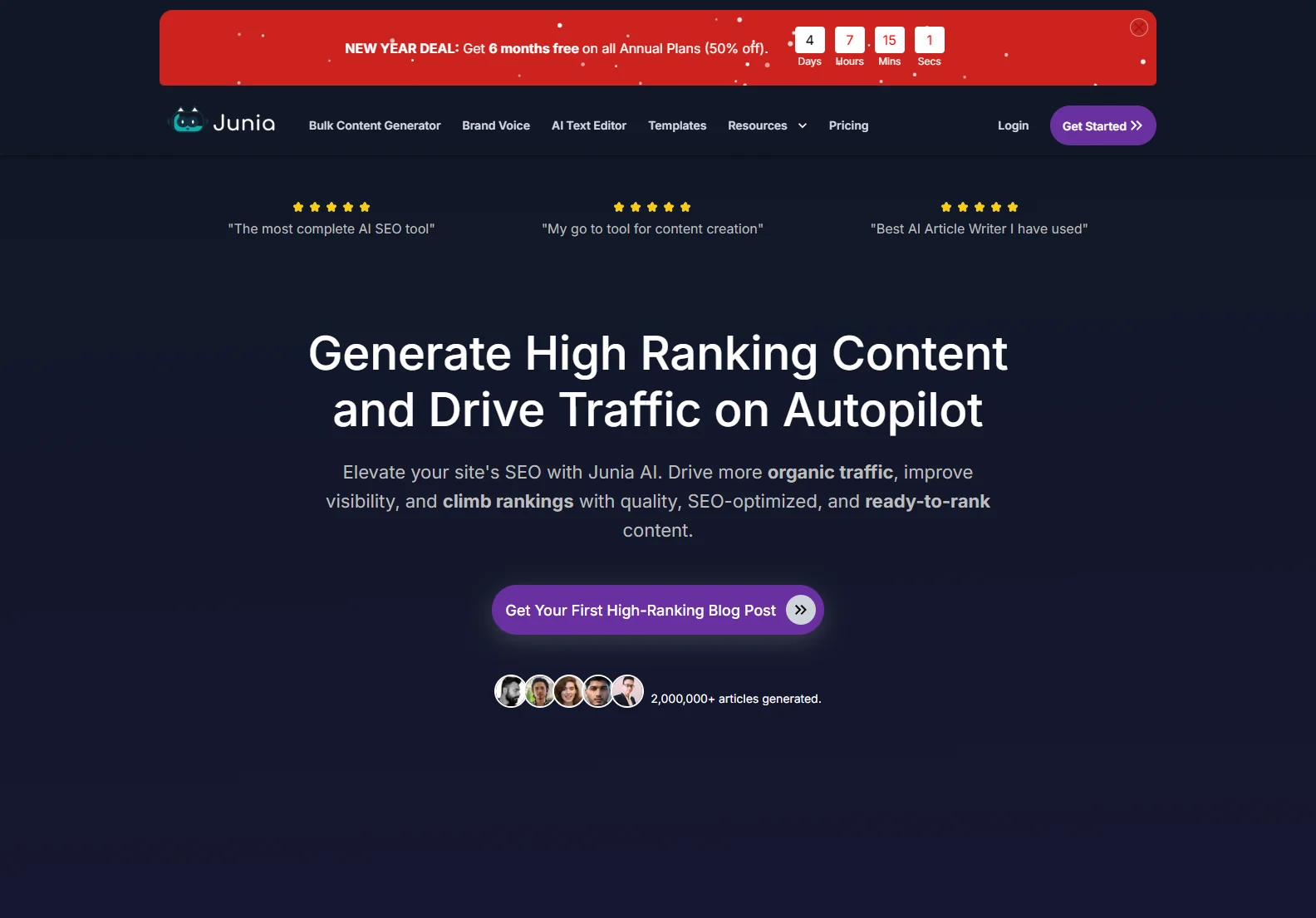 Junia AI: The #1 AI Writer for SEO & Content Generation