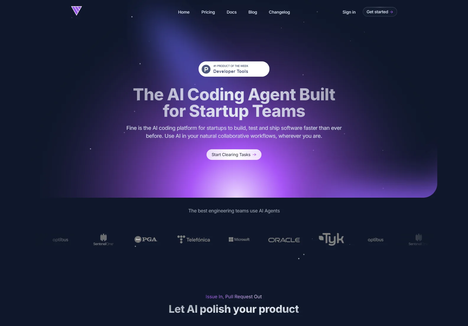 Fine: AI Coding Agent for Streamlined Software Development