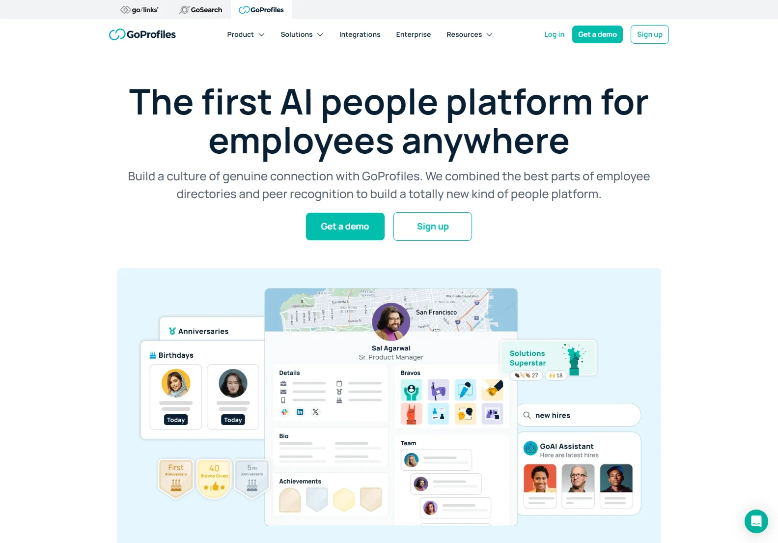 GoProfiles: AI-Powered People Platform for Enhanced Employee Engagement