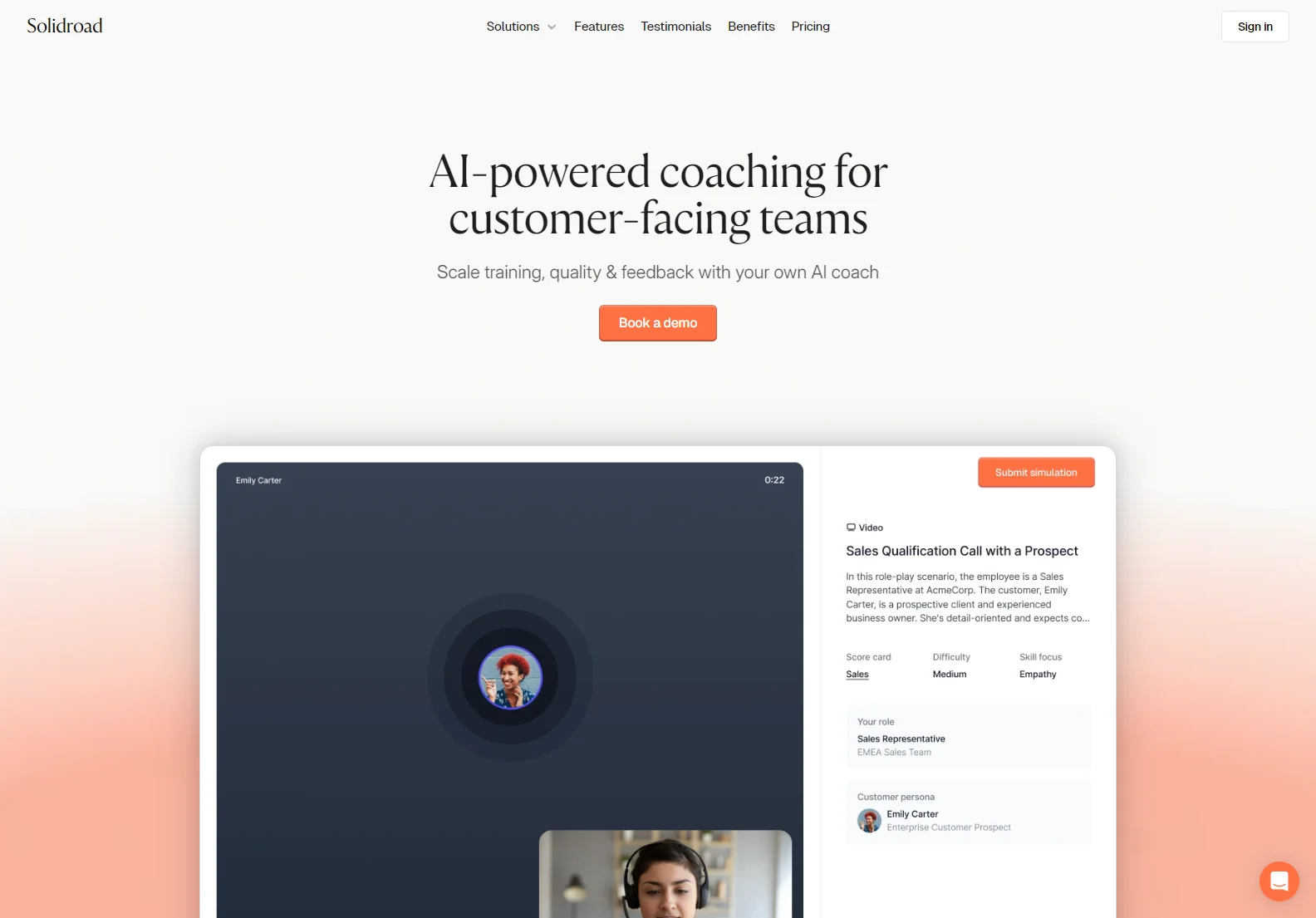 Solidroad: AI-Powered Coaching for Customer-Facing Teams