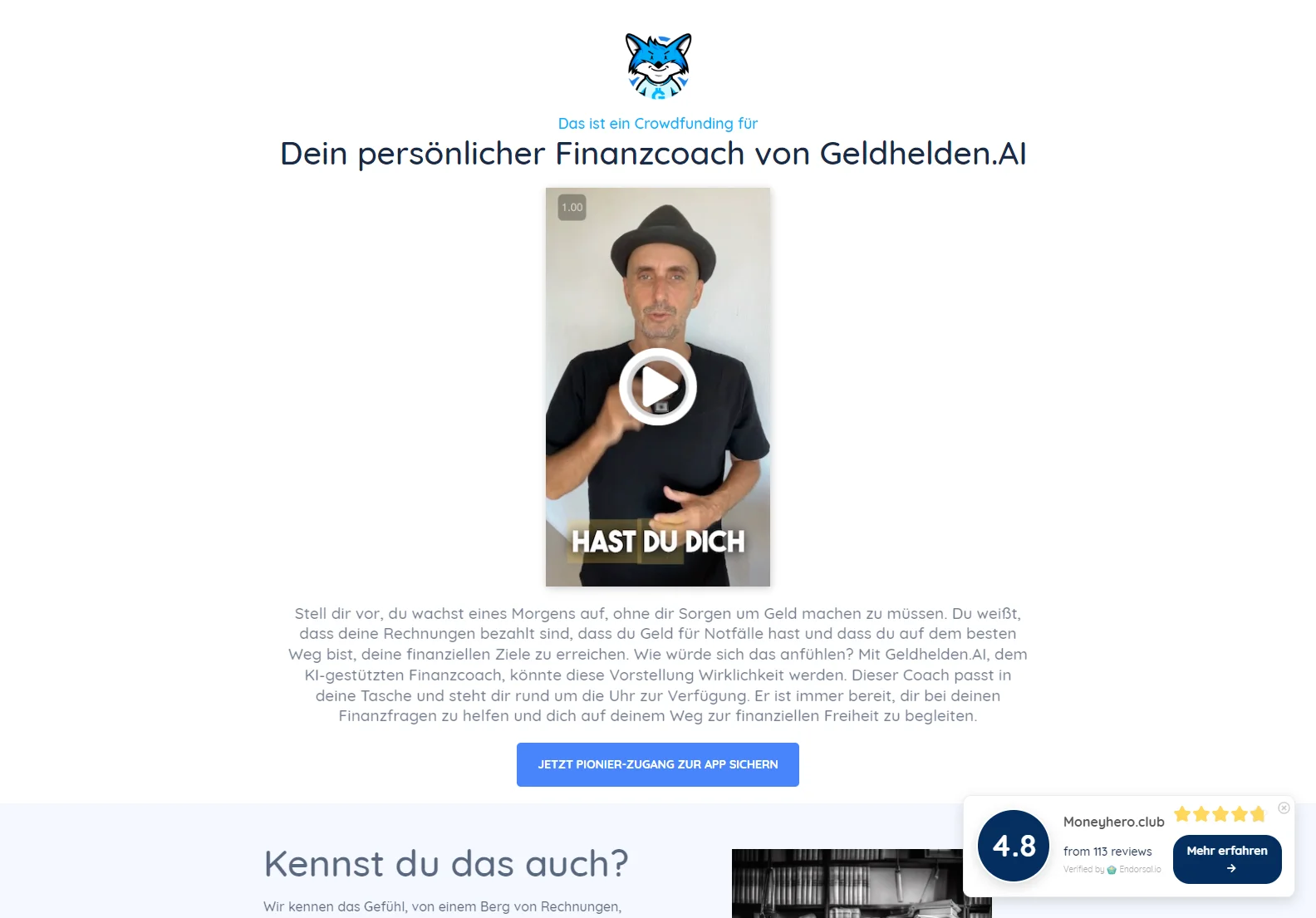 Geldhelden.AI: Your AI-Powered Personal Finance Coach - Crowdfunding Now!