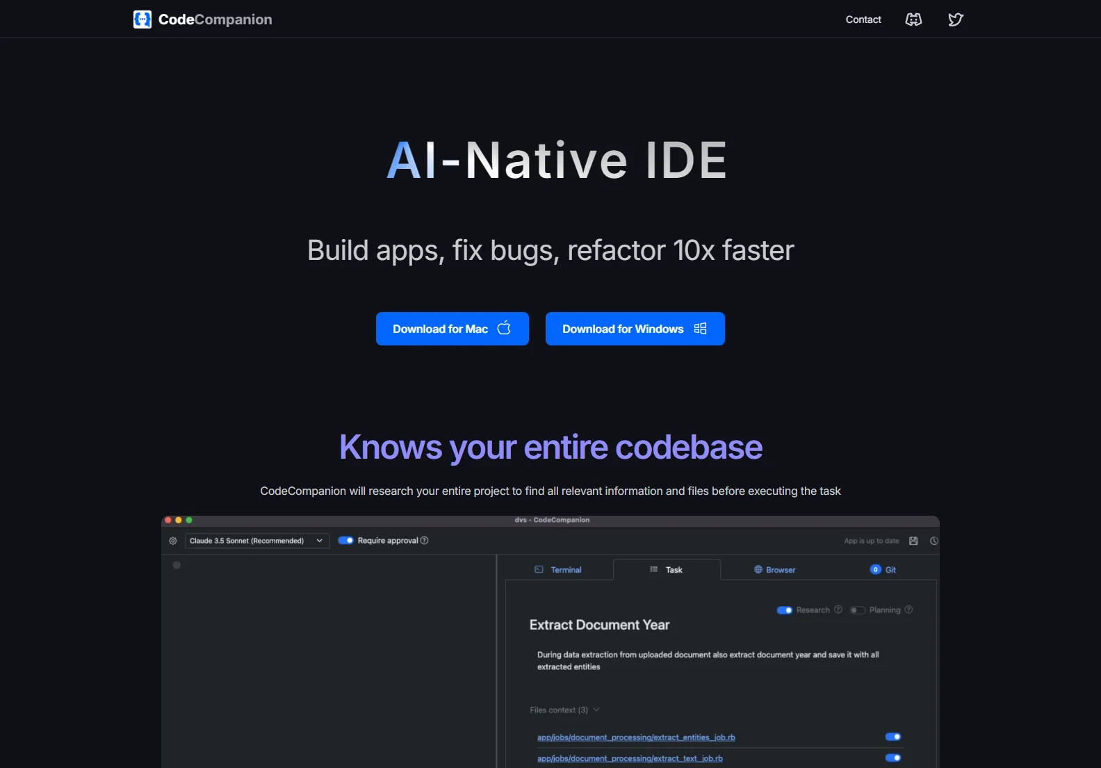 CodeCompanion: AI-Powered Coding Assistant for 10x Faster Development