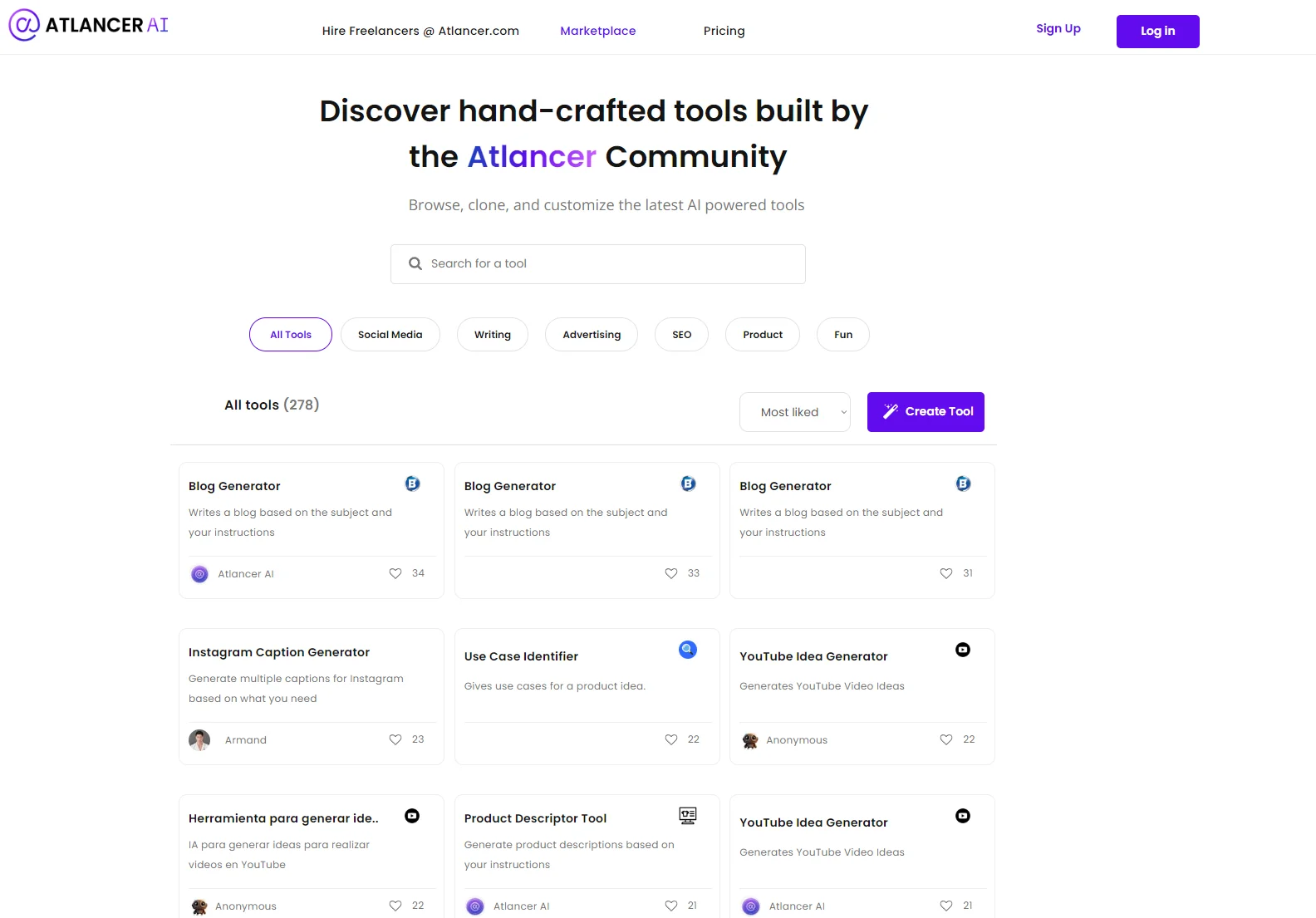 Atlancer.ai: Your Marketplace for Custom-Built AI Tools