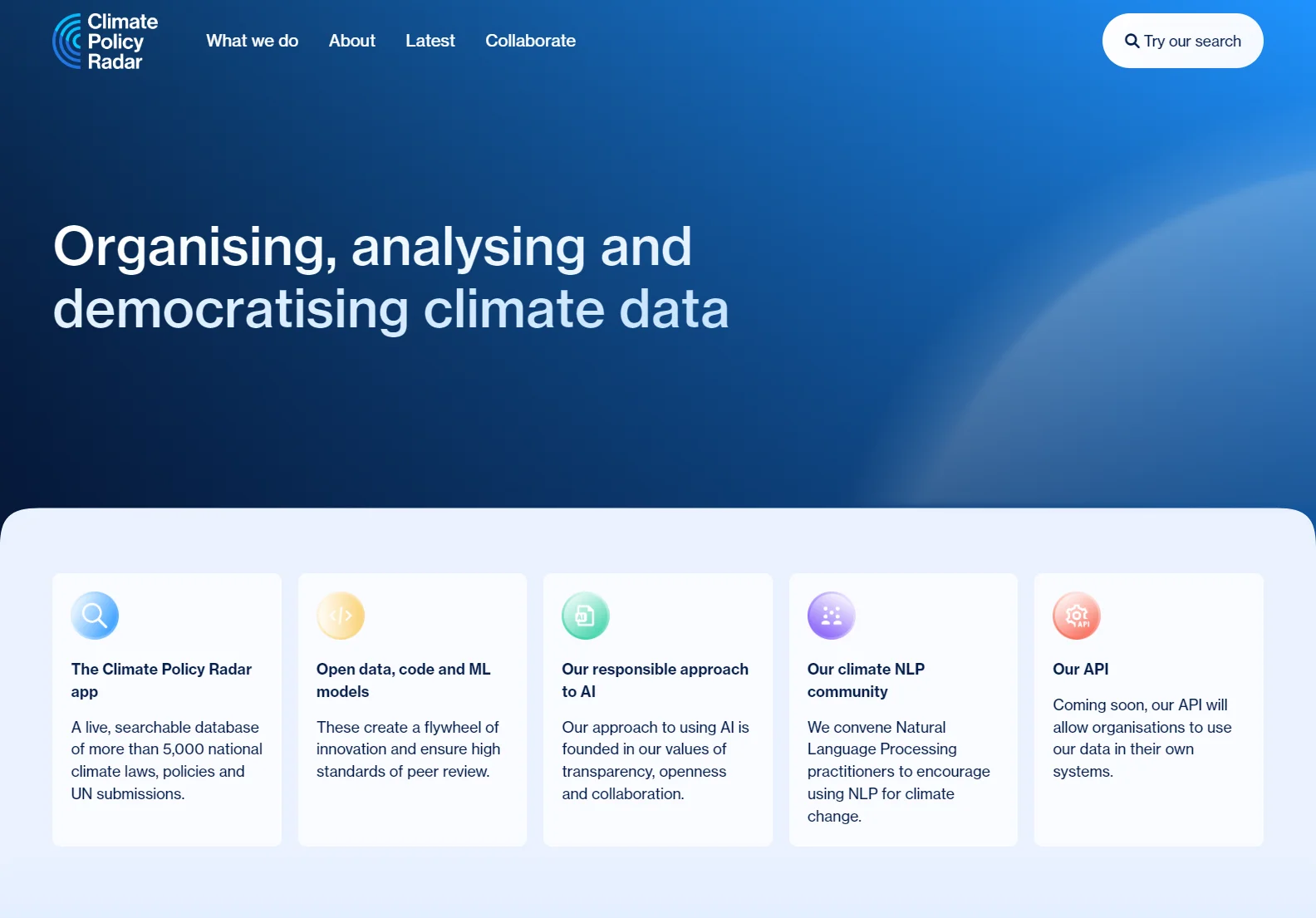 Climate Policy Radar: Open Data & AI for Effective Climate Action