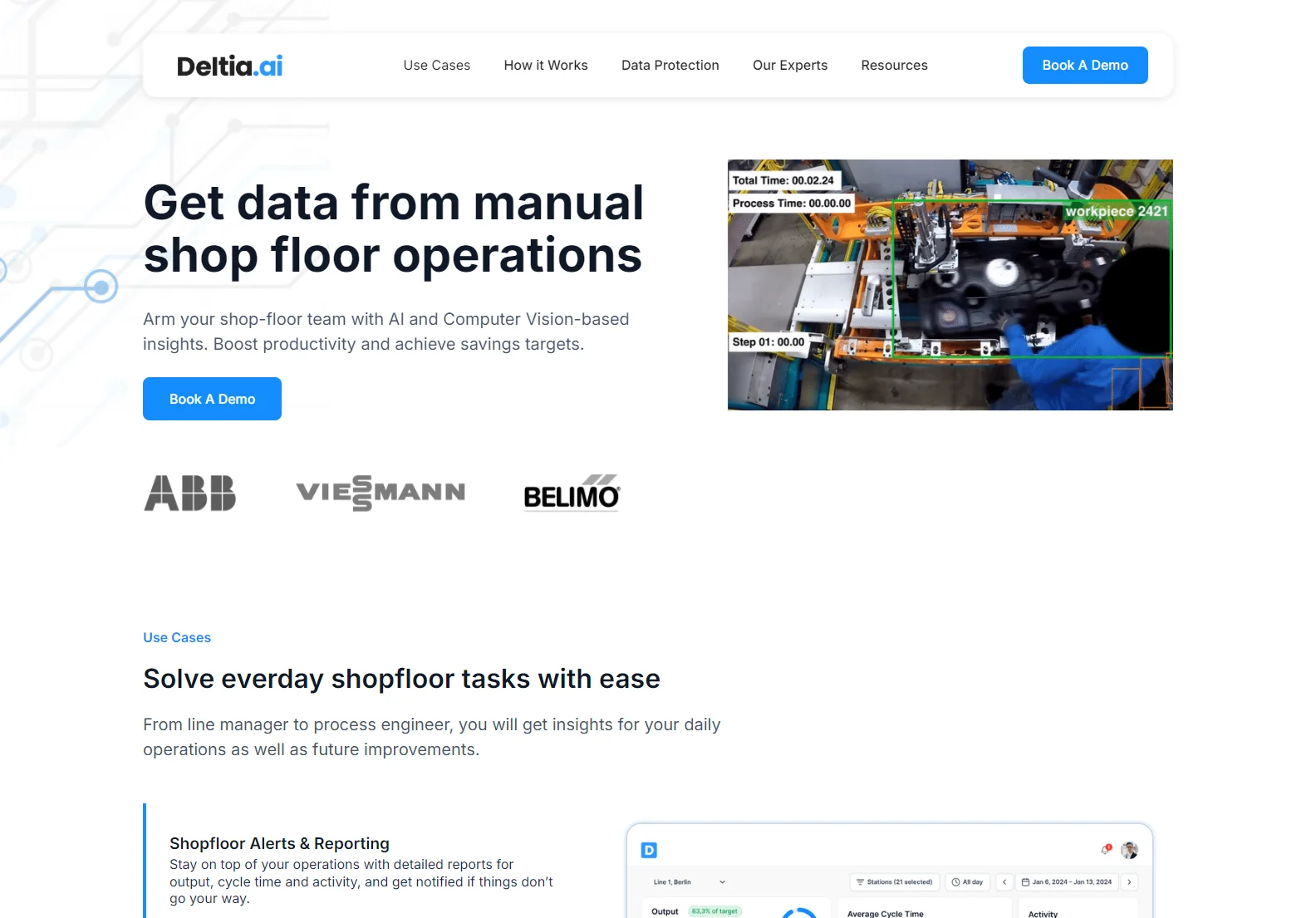 Deltia.ai: AI-Powered Shop Floor Optimization for Enhanced Productivity