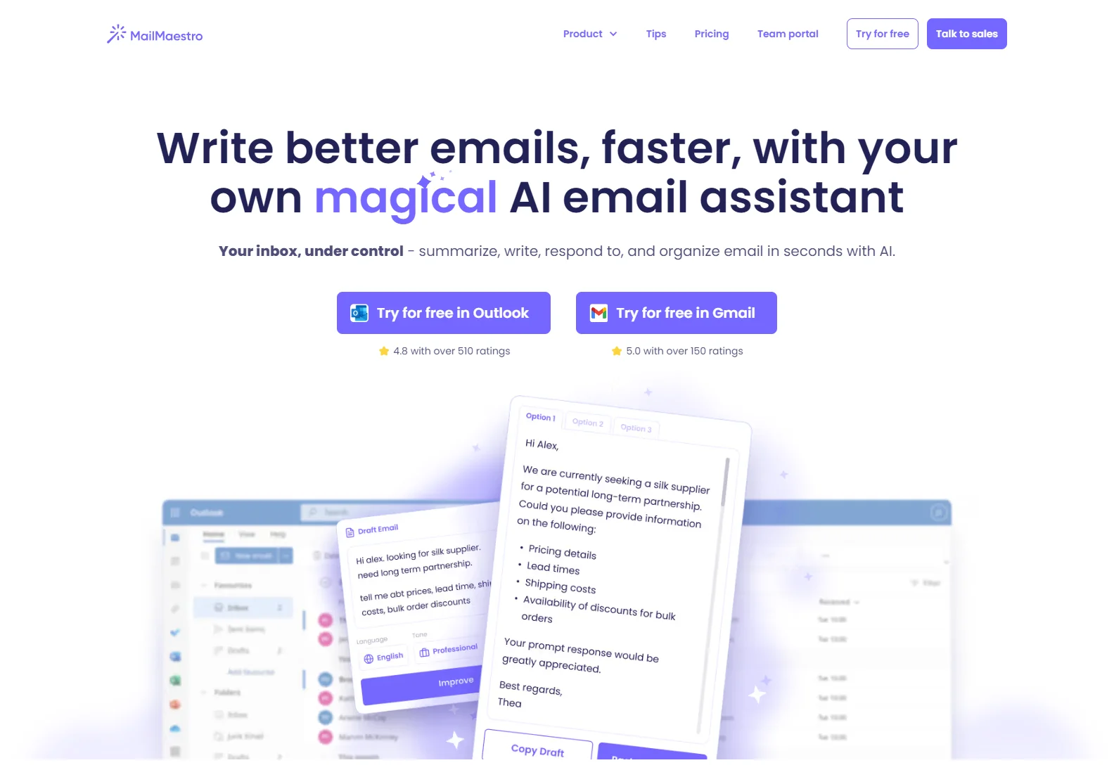 MailMaestro: Your AI-Powered Email Assistant for Faster, Better Emails