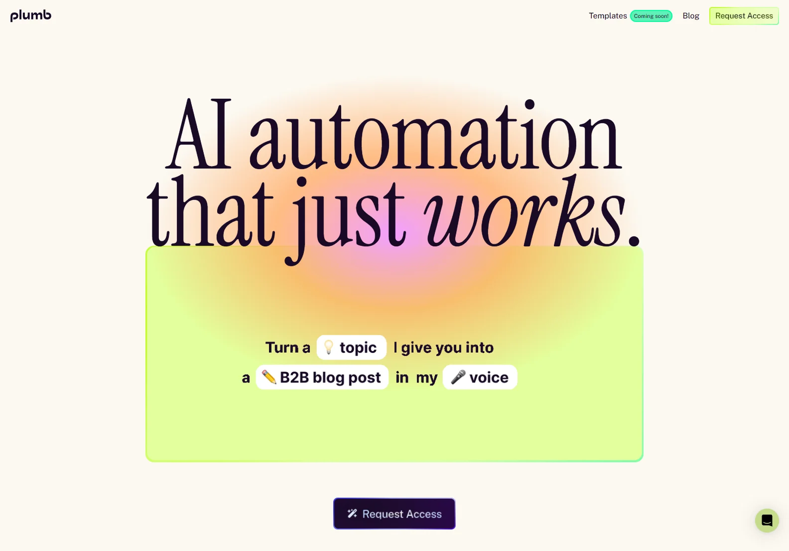 Plumb: AI Workflows for Enhanced Productivity