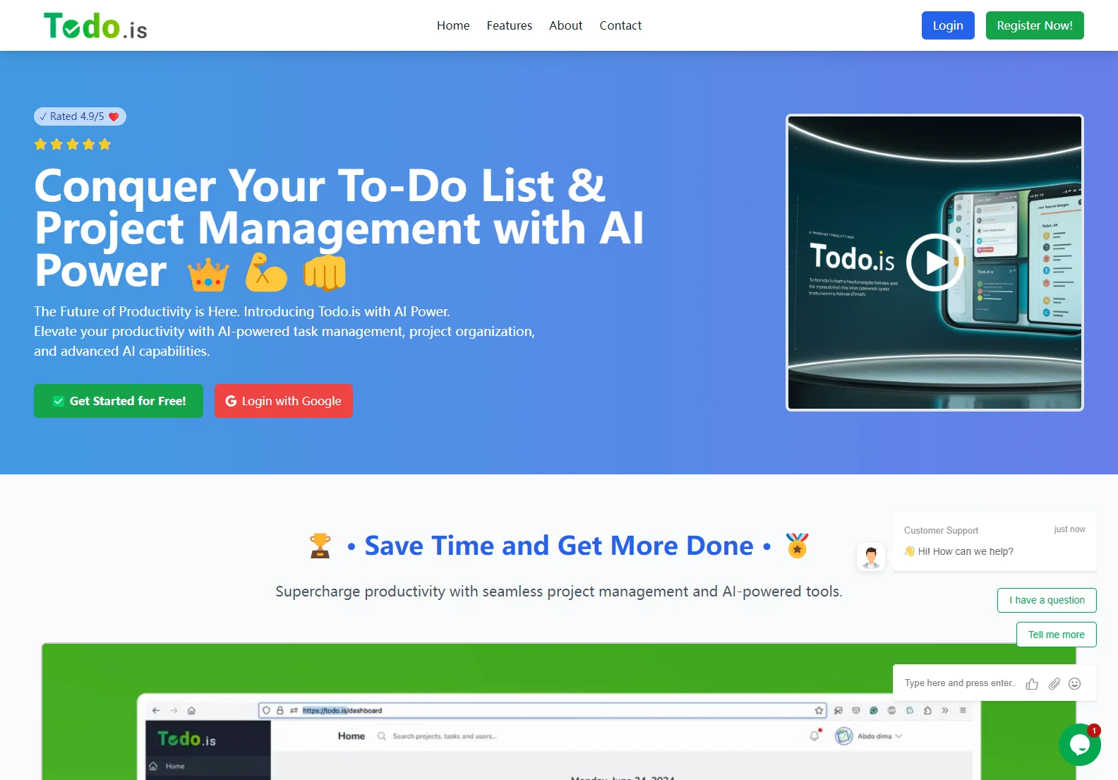 Todo.is: AI-Powered Task & Project Management for Enhanced Productivity