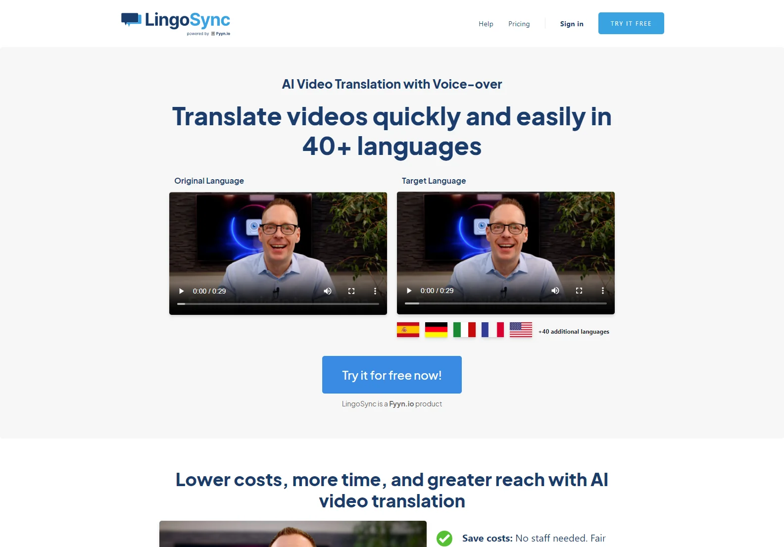 LingoSync: AI-Powered Video Translation for Global Reach