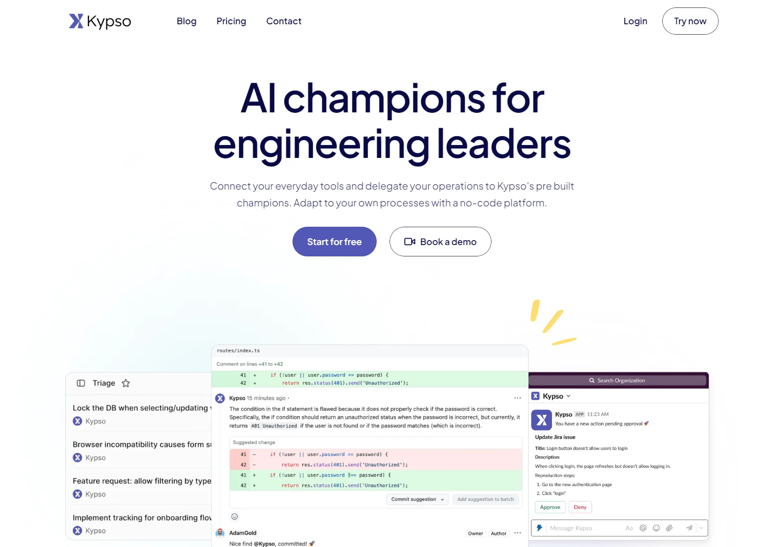 Kypso: AI-Powered Automation for Software Engineering Teams