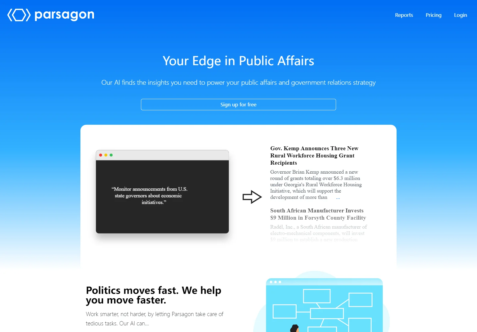 Parsagon: AI-Powered Public Affairs Monitoring for a Competitive Edge