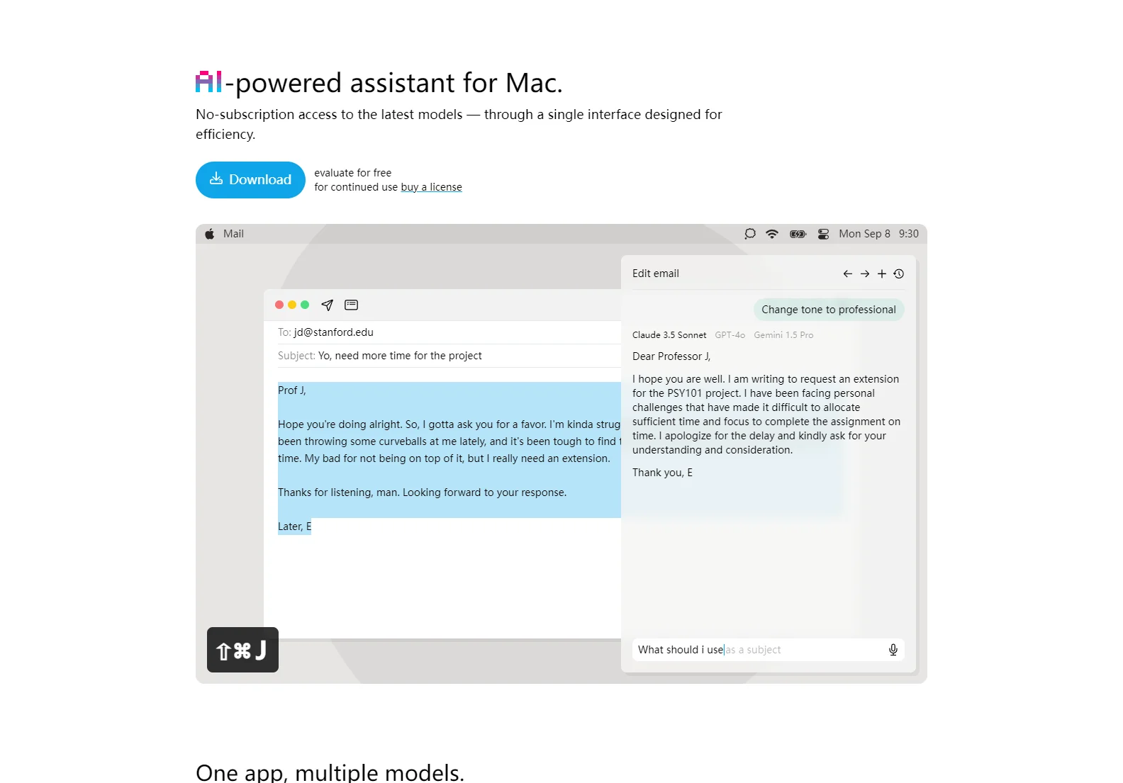 IntelliBar: Your AI-Powered Mac Assistant for Enhanced Productivity and Privacy