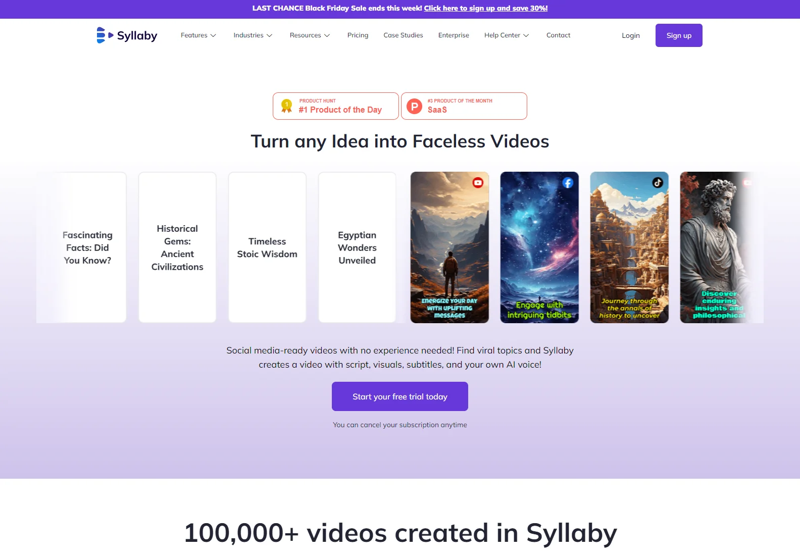 Syllaby.io: AI-Powered Faceless Video Creation for Enhanced Online Engagement