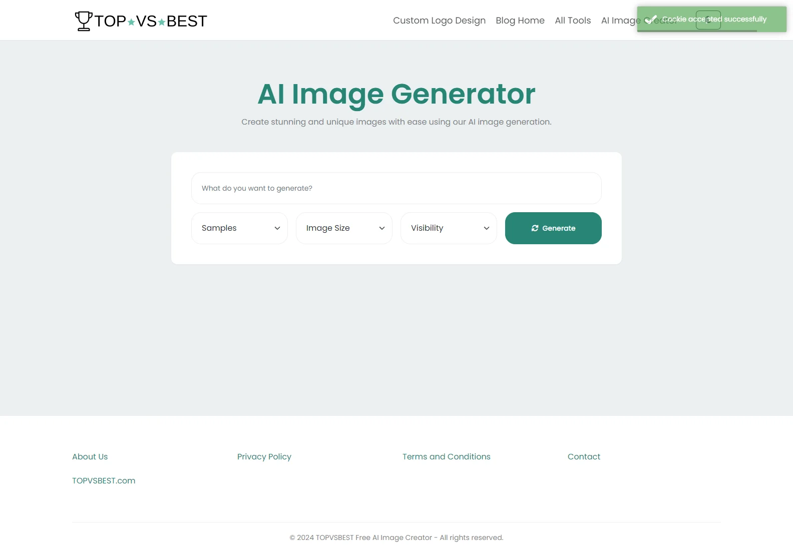 TOPVSBEST Free AI Image Creator: Generate Stunning & Unique Images with AI