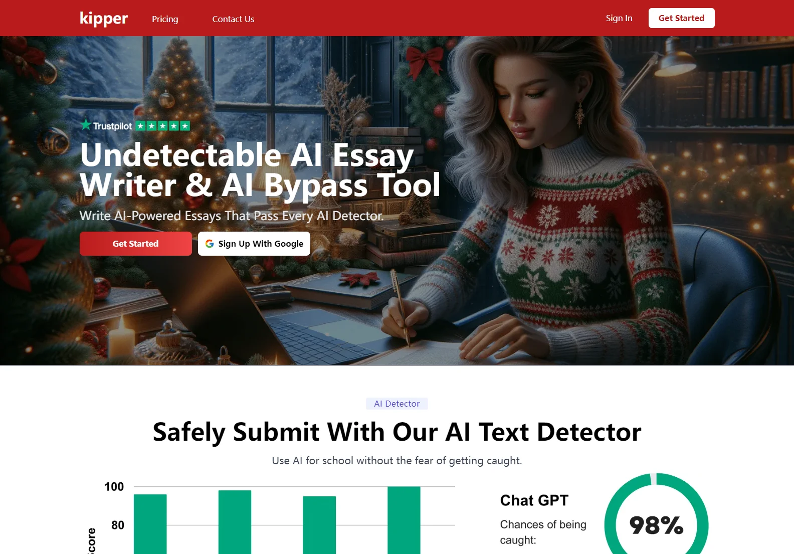 Kipper: AI-Powered Essay Writer & Undetectable AI Bypass Tool