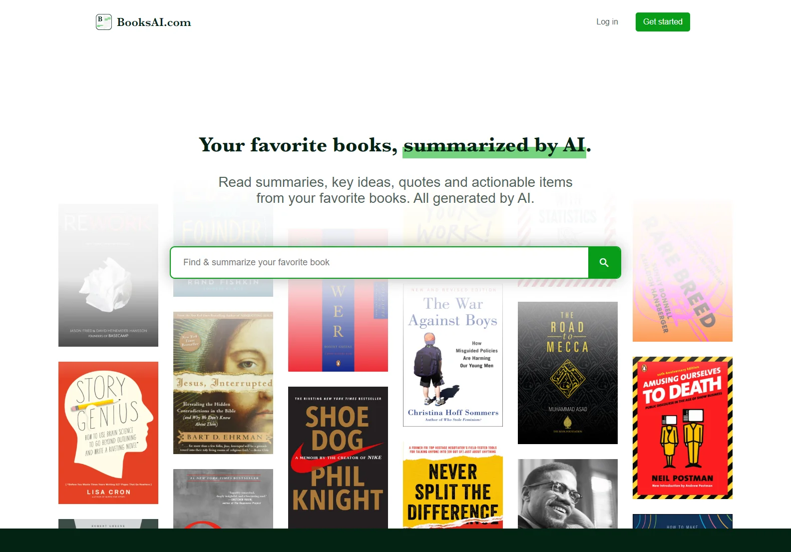 BooksAI.com: AI-Powered Book Summaries for Efficient Learning