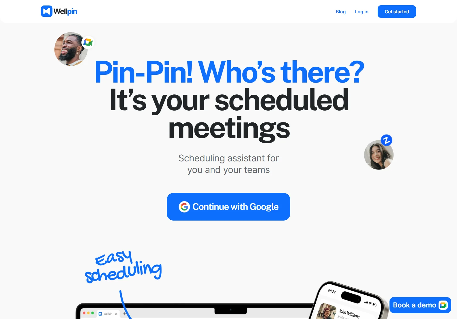 Wellpin: Free Scheduling Assistant for Individuals and Teams