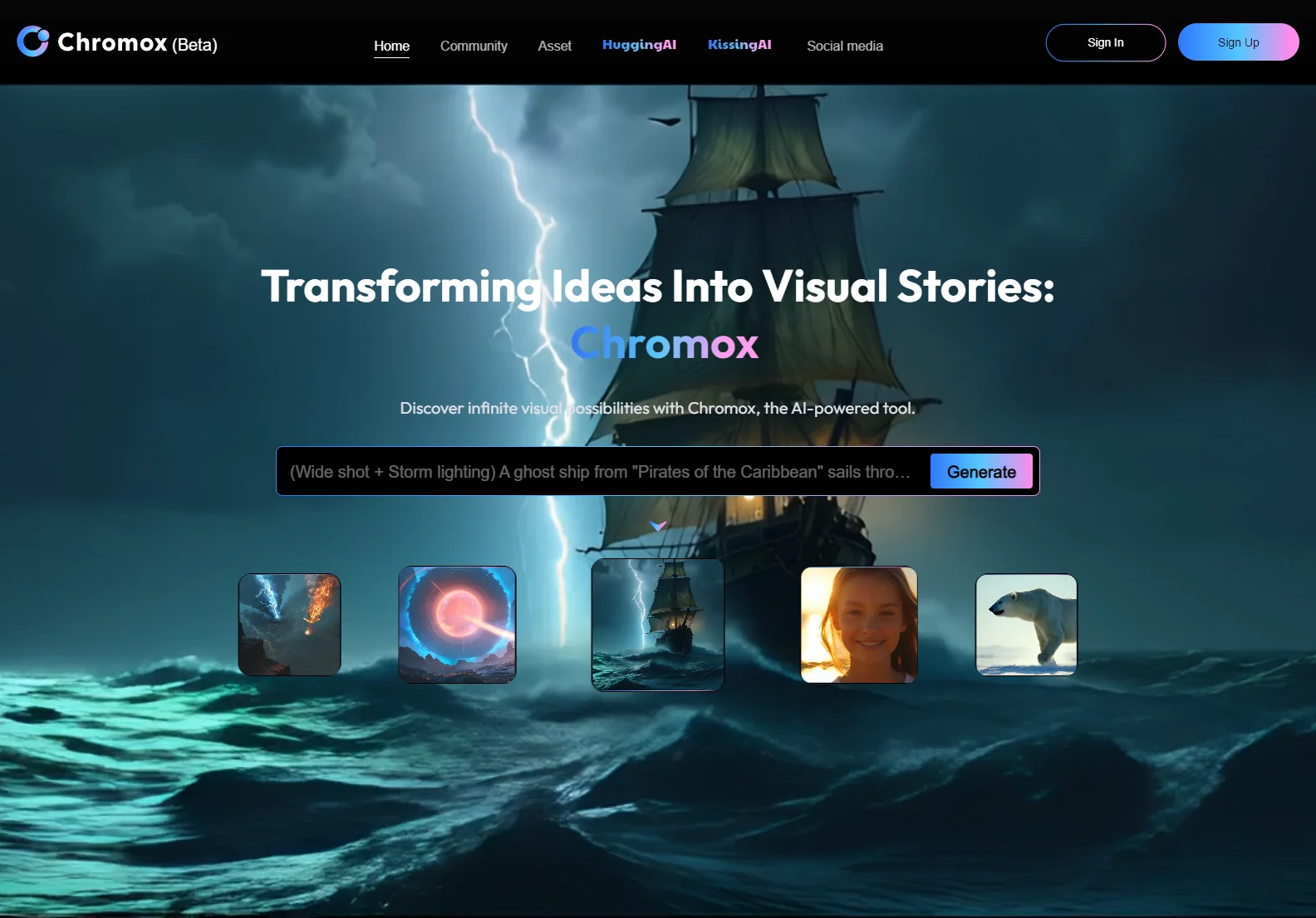 Chromox: AI-Powered Visual Content Generator