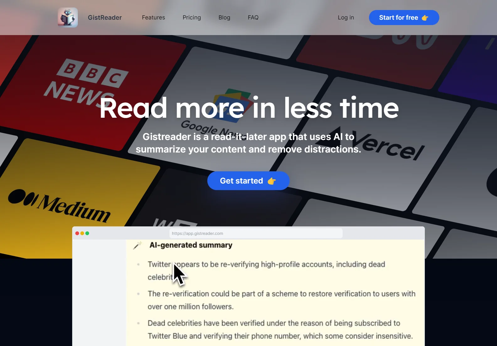 GistReader: AI-Powered Web Reader for Effortless Content Consumption