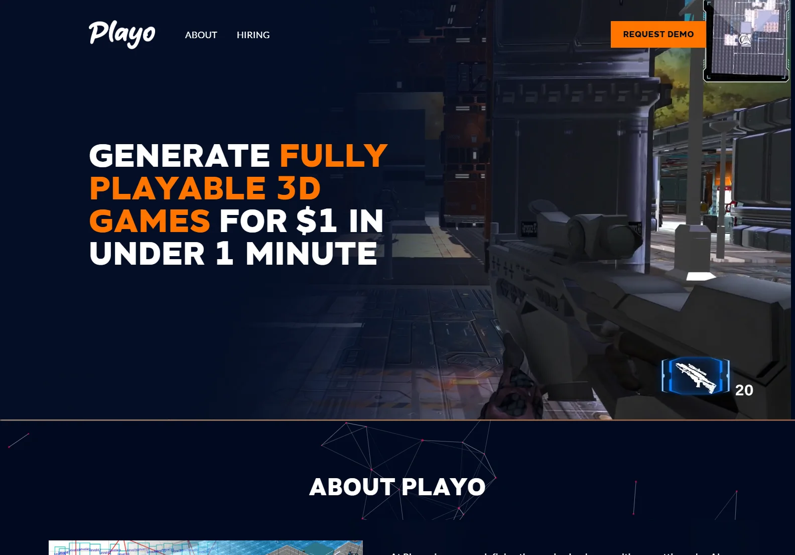 Playo: AI-Powered 3D Game Generation in Under a Minute