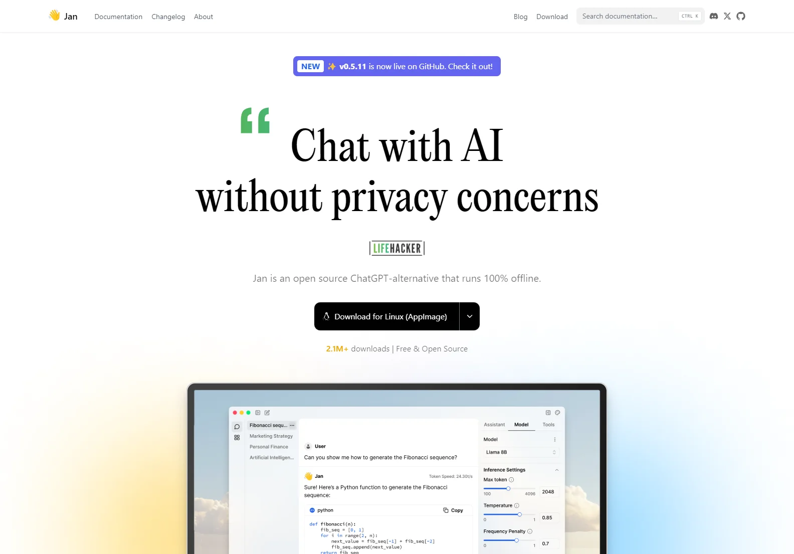 Jan: The Private, Open-Source ChatGPT Alternative for Offline AI